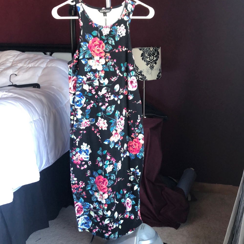 Express midi tank dress